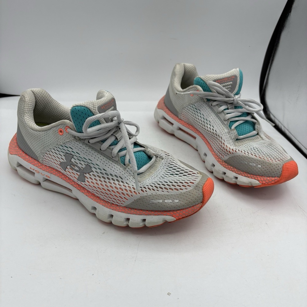 Under Armour Shoes Womens Size 9 HOVR Infinite Gray Orange‎ Sneakers